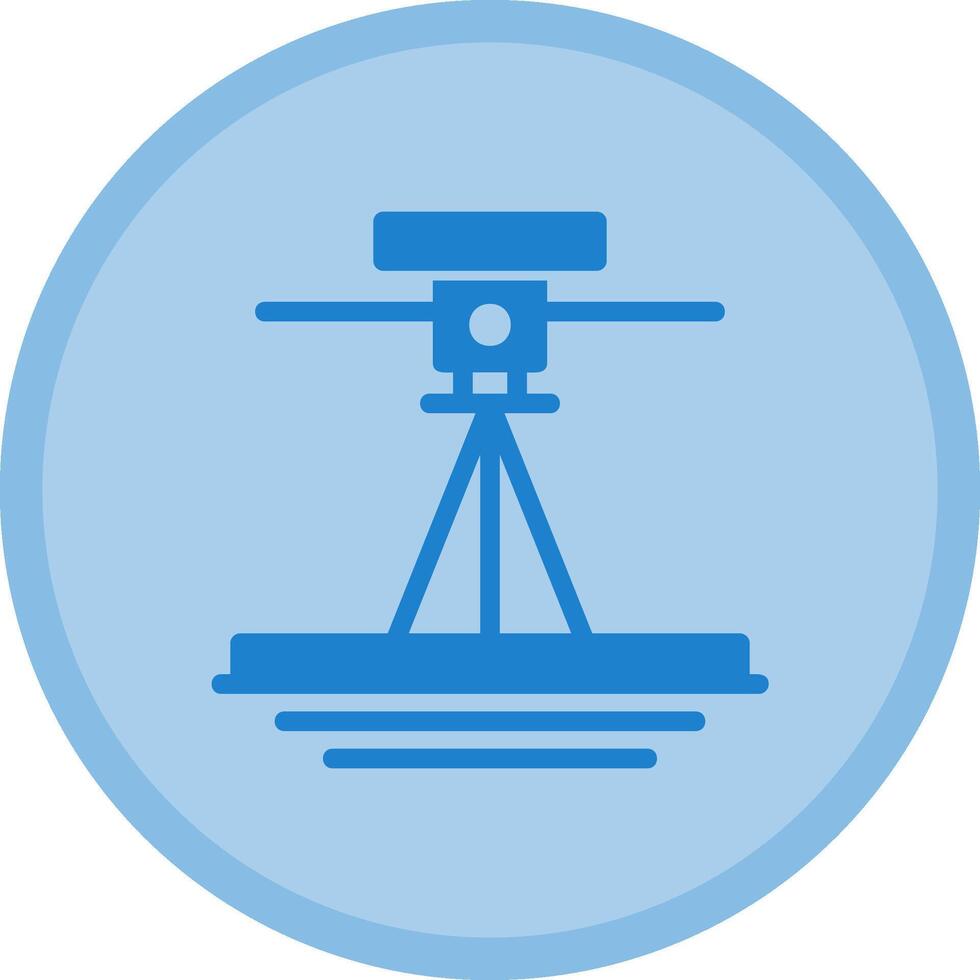 Laser Level Multicolor Circle Icon vector
