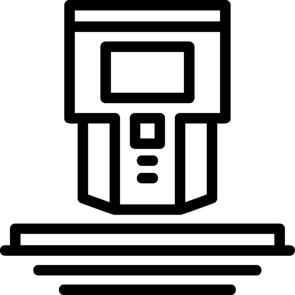 Stud Finder Line Icon vector