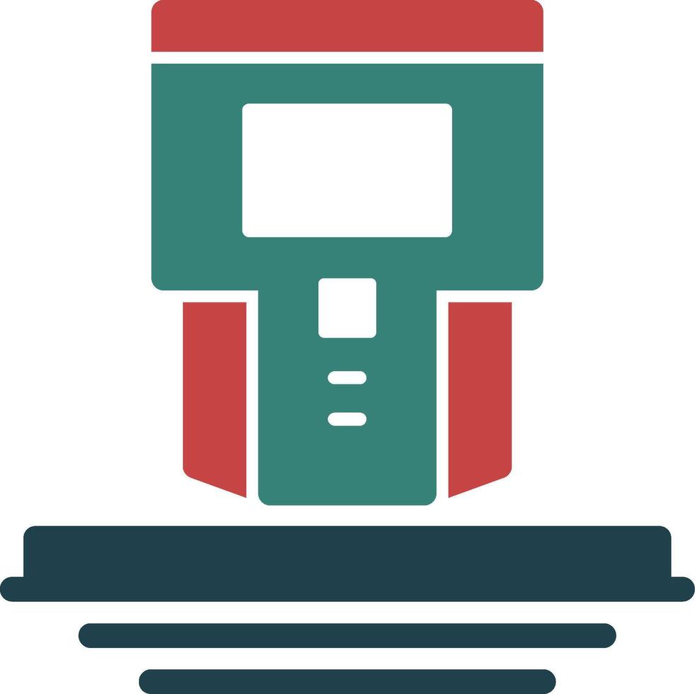 Stud Finder Glyph Two Color Icon vector