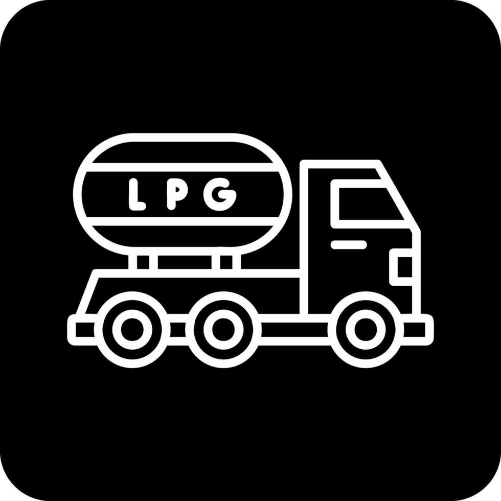 Gas Truck Vector Icon