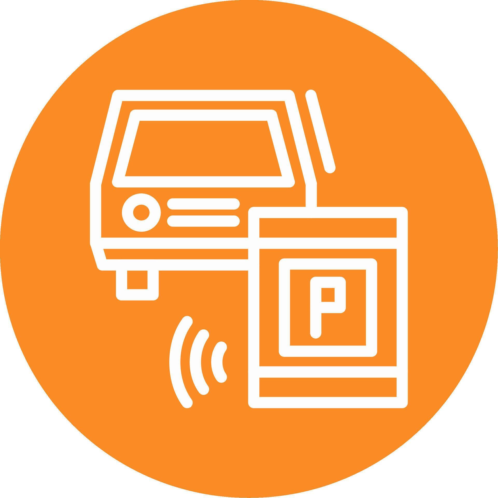 Remote parking Outline Circle Icon 39521150 Vector Art at Vecteezy