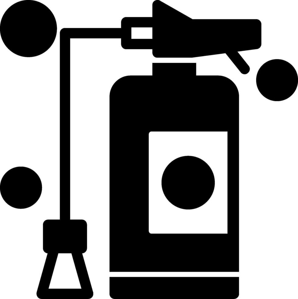 Fire Extinguisher Glyph Icon vector