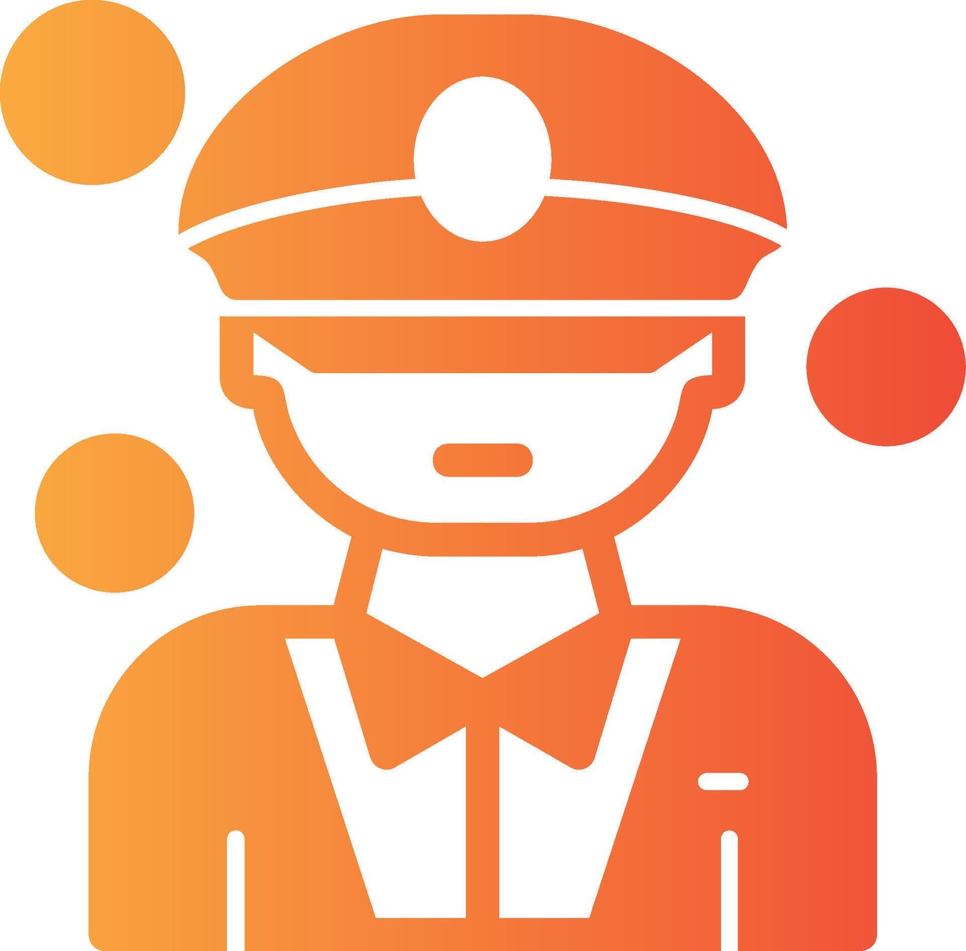 Fire Chief Solid Multi Gradient Icon 39521614 Vector Art at Vecteezy
