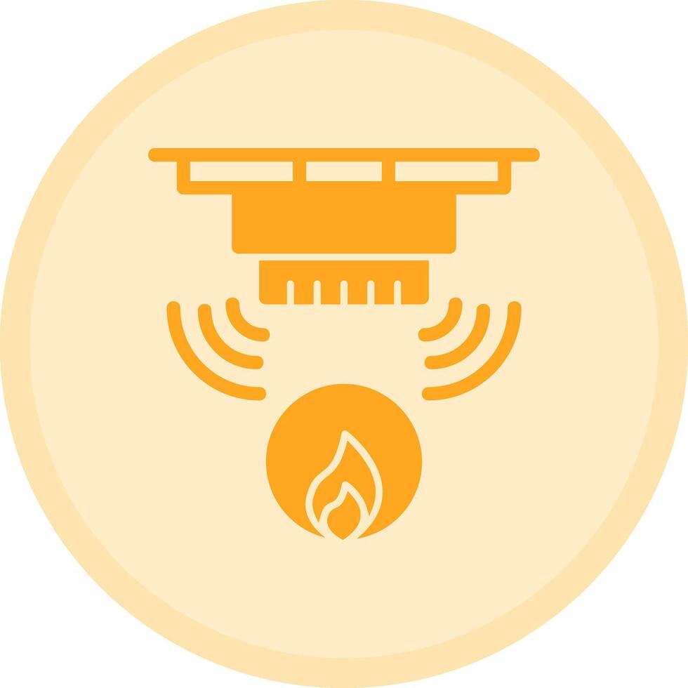 Fire Alarm Multicolor Circle Icon vector