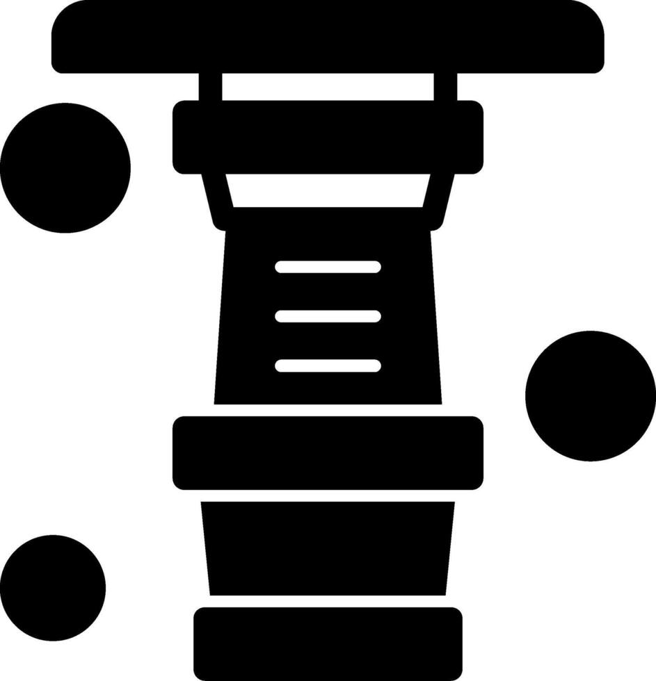 Fire Nozzle Glyph Icon vector