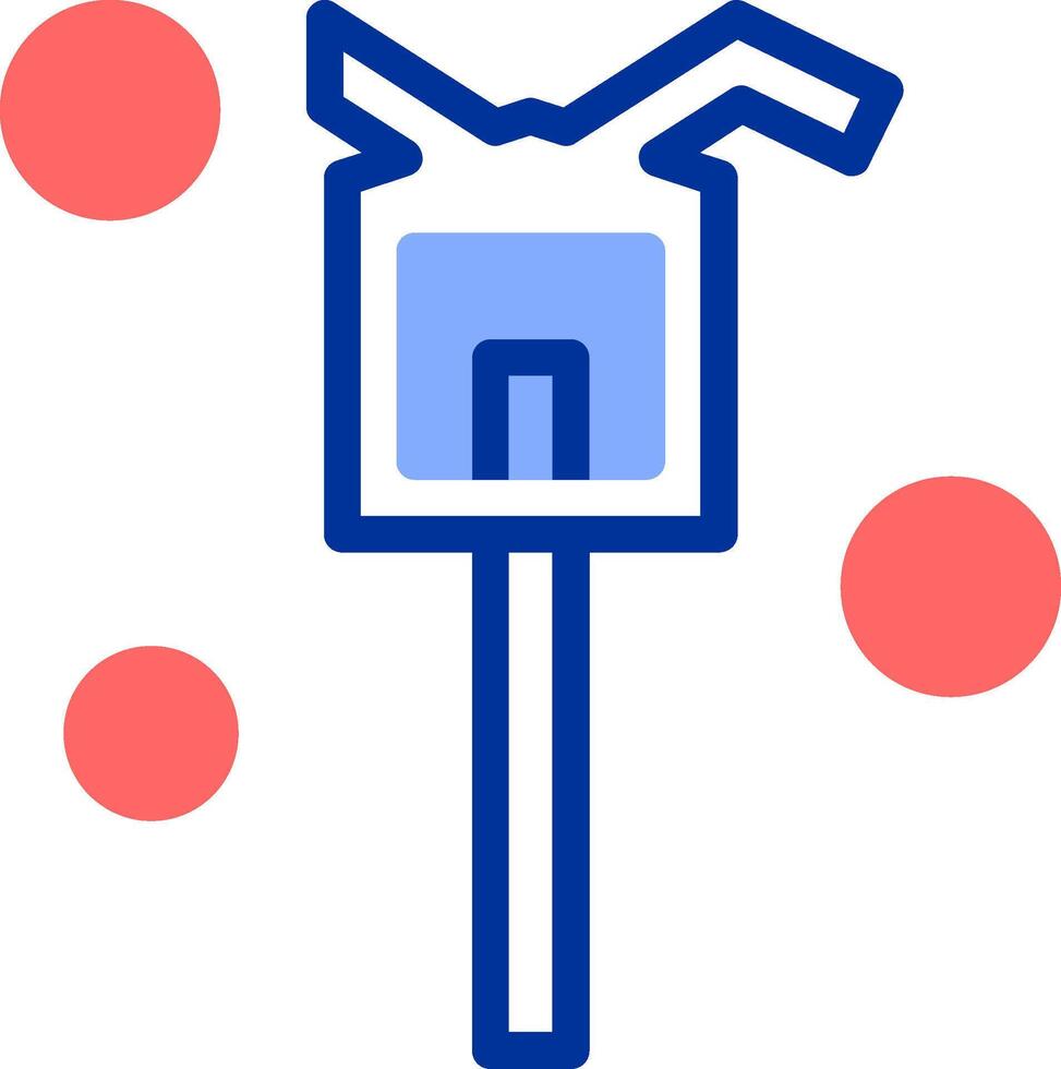 Fire Hydrant Wrench Color Filled Icon vector