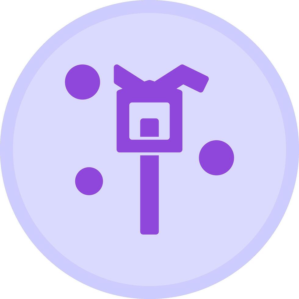 Fire Hydrant Wrench Multicolor Circle Icon vector