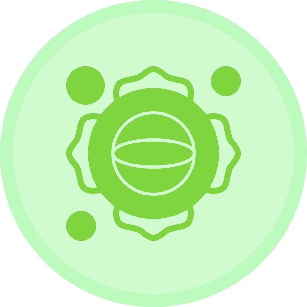 Firefighter Emblem Multicolor Circle Icon vector