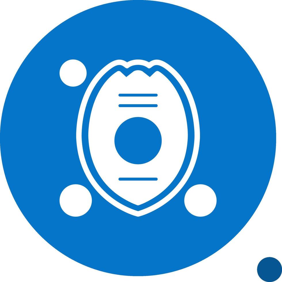Firefighter Badge Glyph Shadow Icon vector
