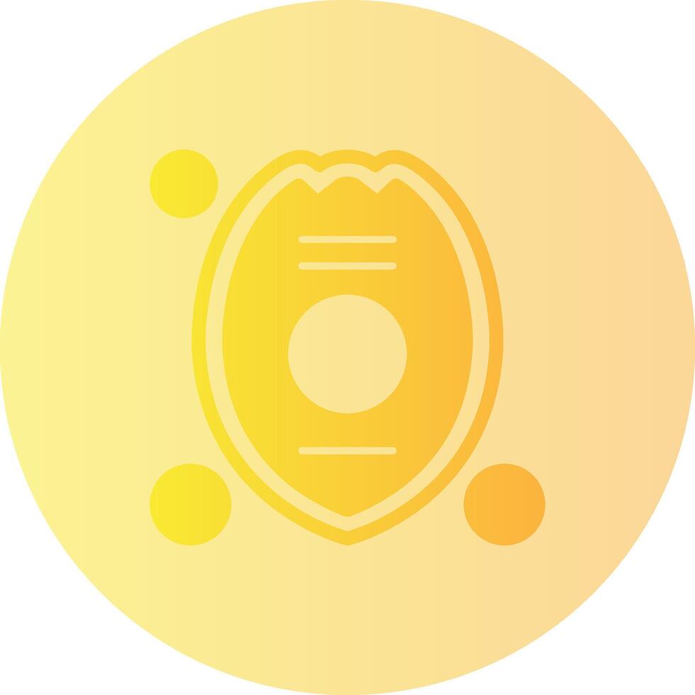 Firefighter Badge Gradient Circle Icon vector