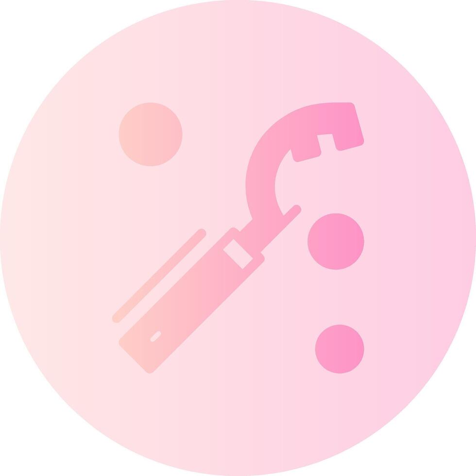 Fire Hose Connector Wrench Gradient Circle Icon vector