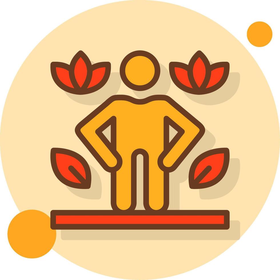 Health Kick Filled Shadow Circle Icon vector
