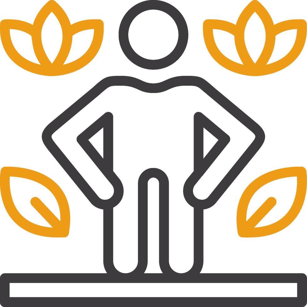 Health Kick Line Two Color Icon vector