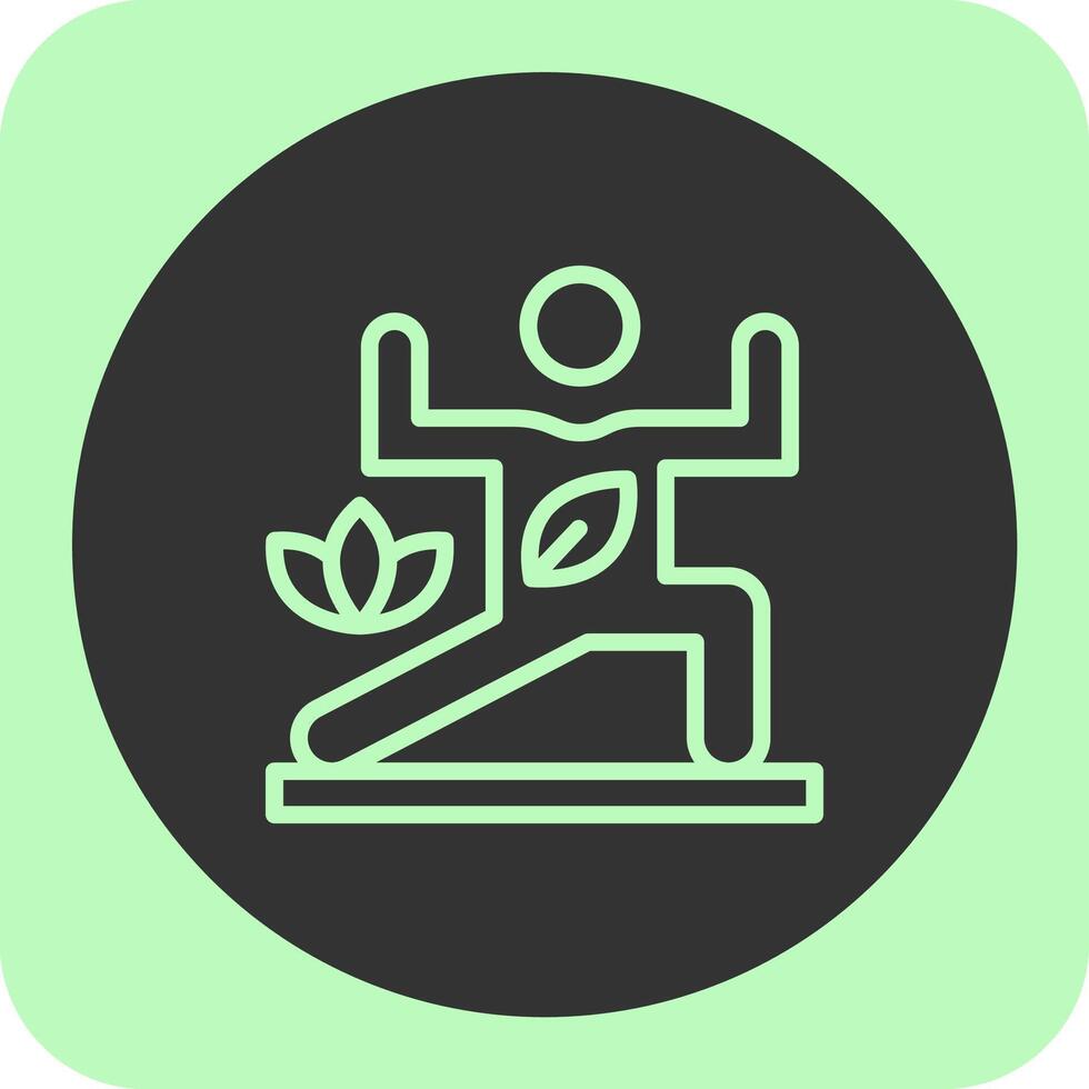 Active Lifestyle Linear Round Icon vector