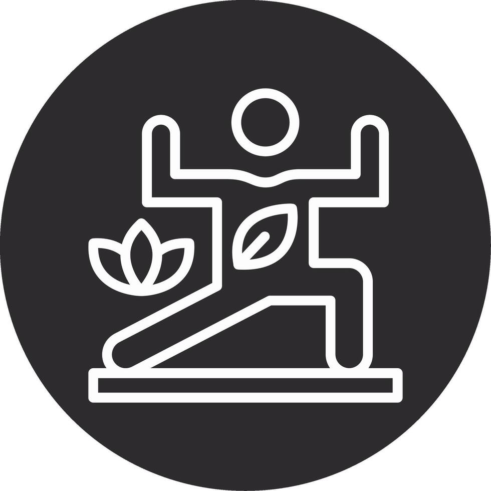 Active Lifestyle Inverted Icon vector