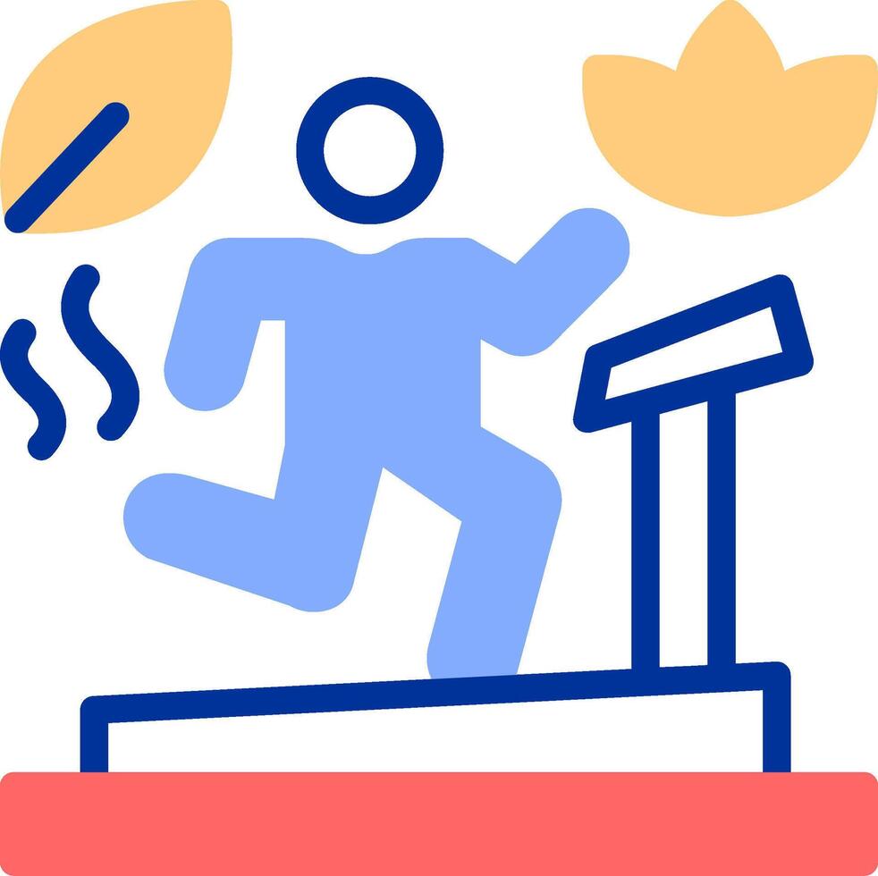 Cardio Color Filled Icon vector