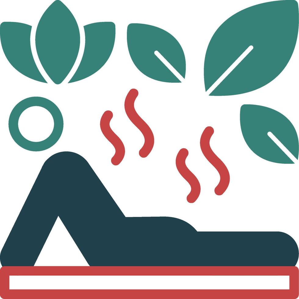 Flexibility Glyph Two Color Icon vector