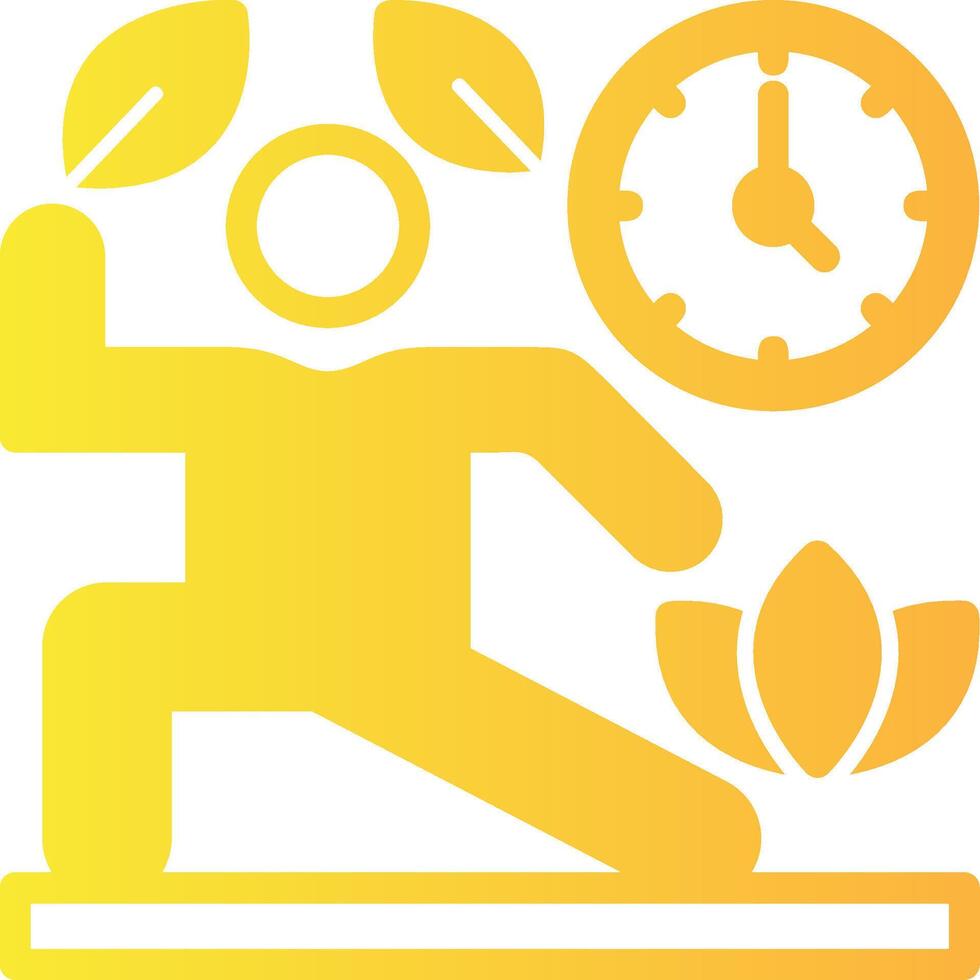 Endurance Solid Multi Gradient Icon vector