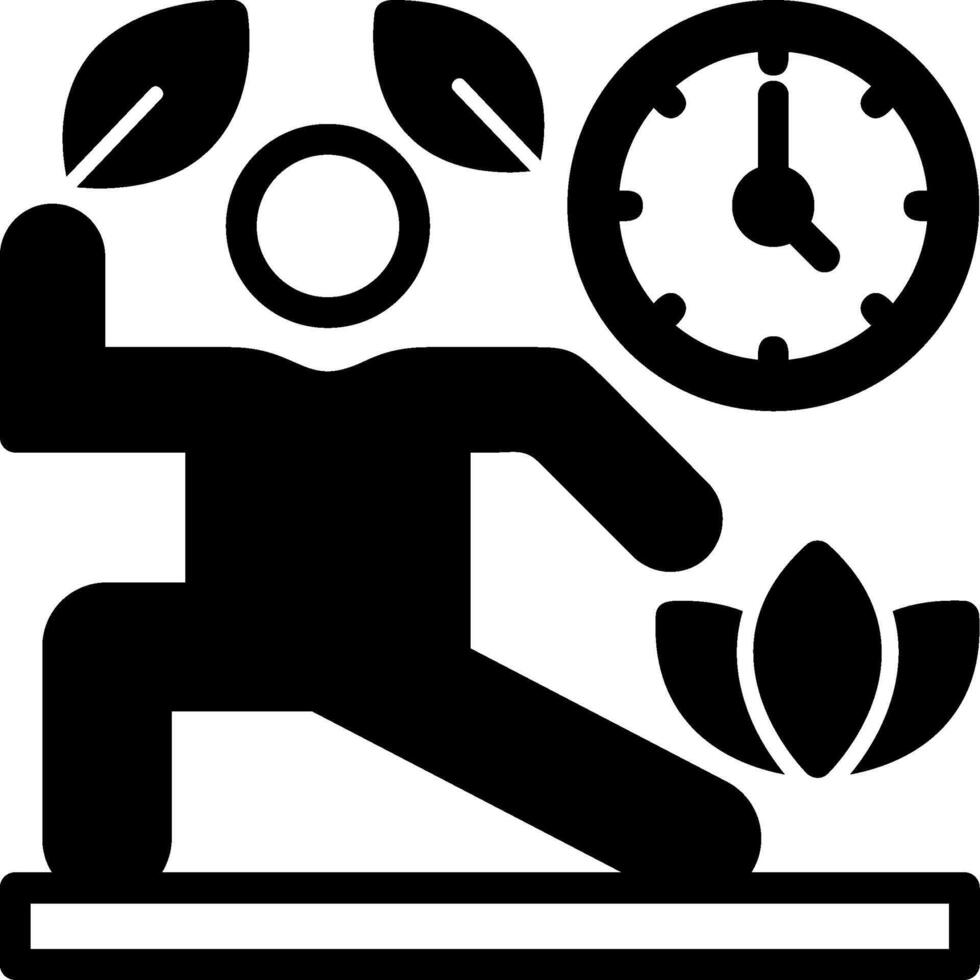 Endurance Glyph Icon vector