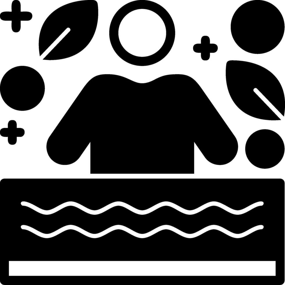 Swimming Glyph Icon vector