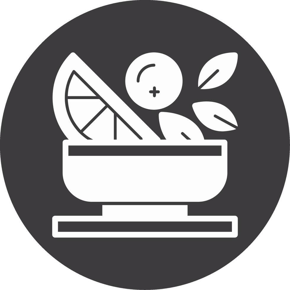Whole Foods Glyph Circle Icon vector