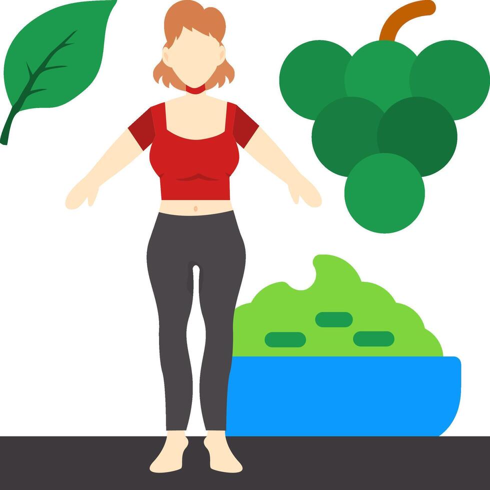 Nutrient-Dense Flat Icon vector