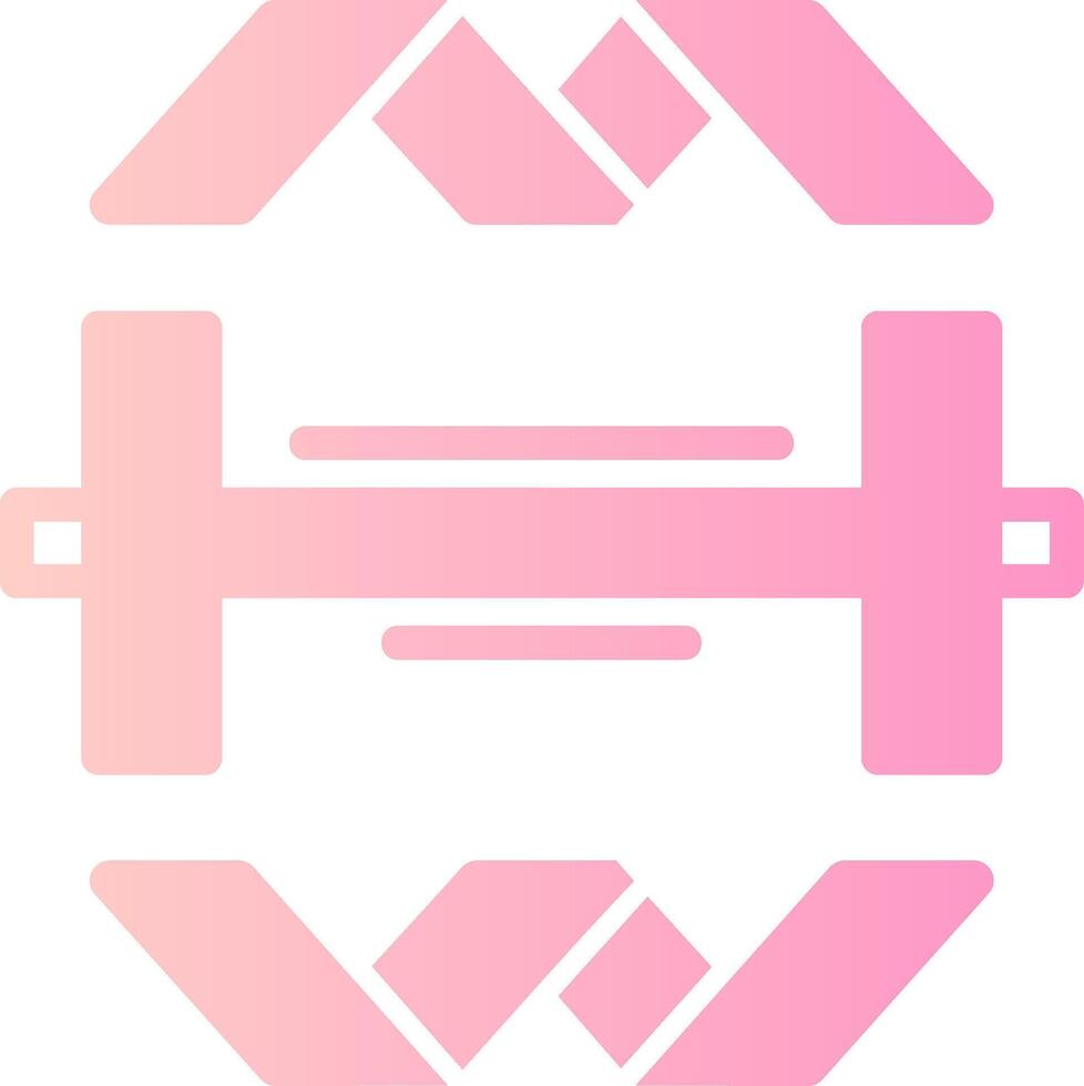 High Protein Solid Multi Gradient Icon vector