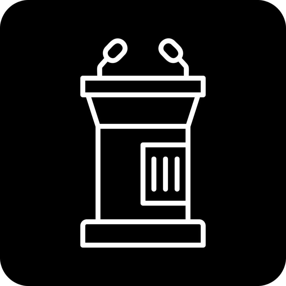 Lectern Vector Icon