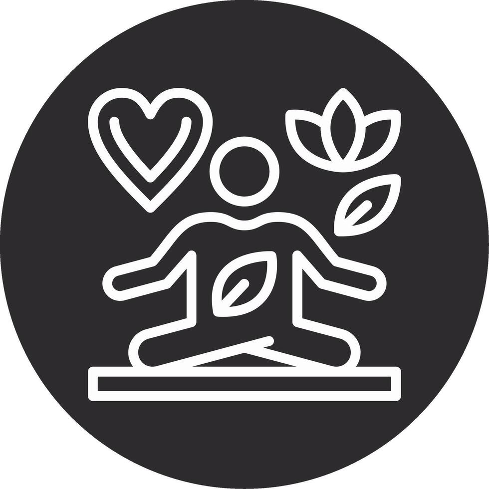 Mental Health Inverted Icon vector