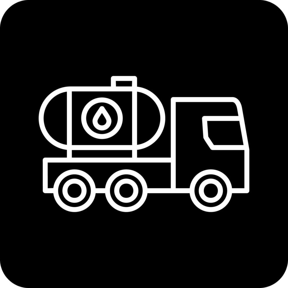 icono de vector de tanque de aceite