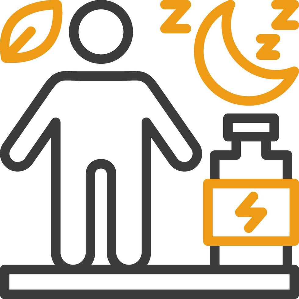 Recovery Line Two Color Icon vector
