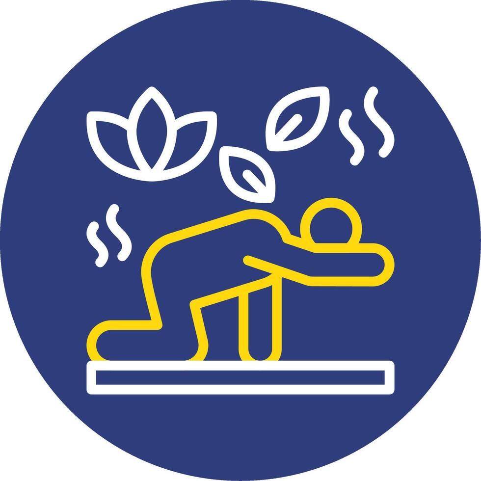 Mobility Dual Line Circle Icon vector