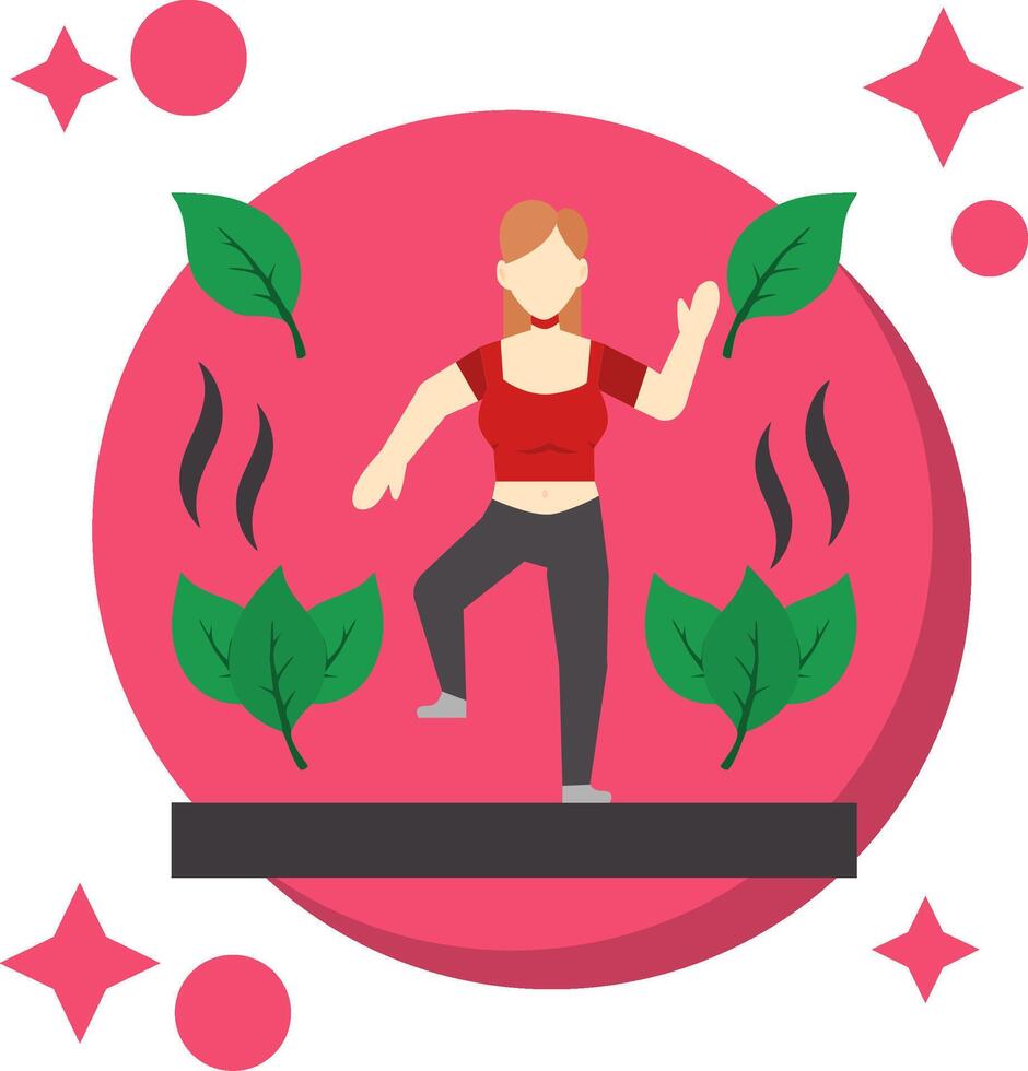 zumba cola color icono vector