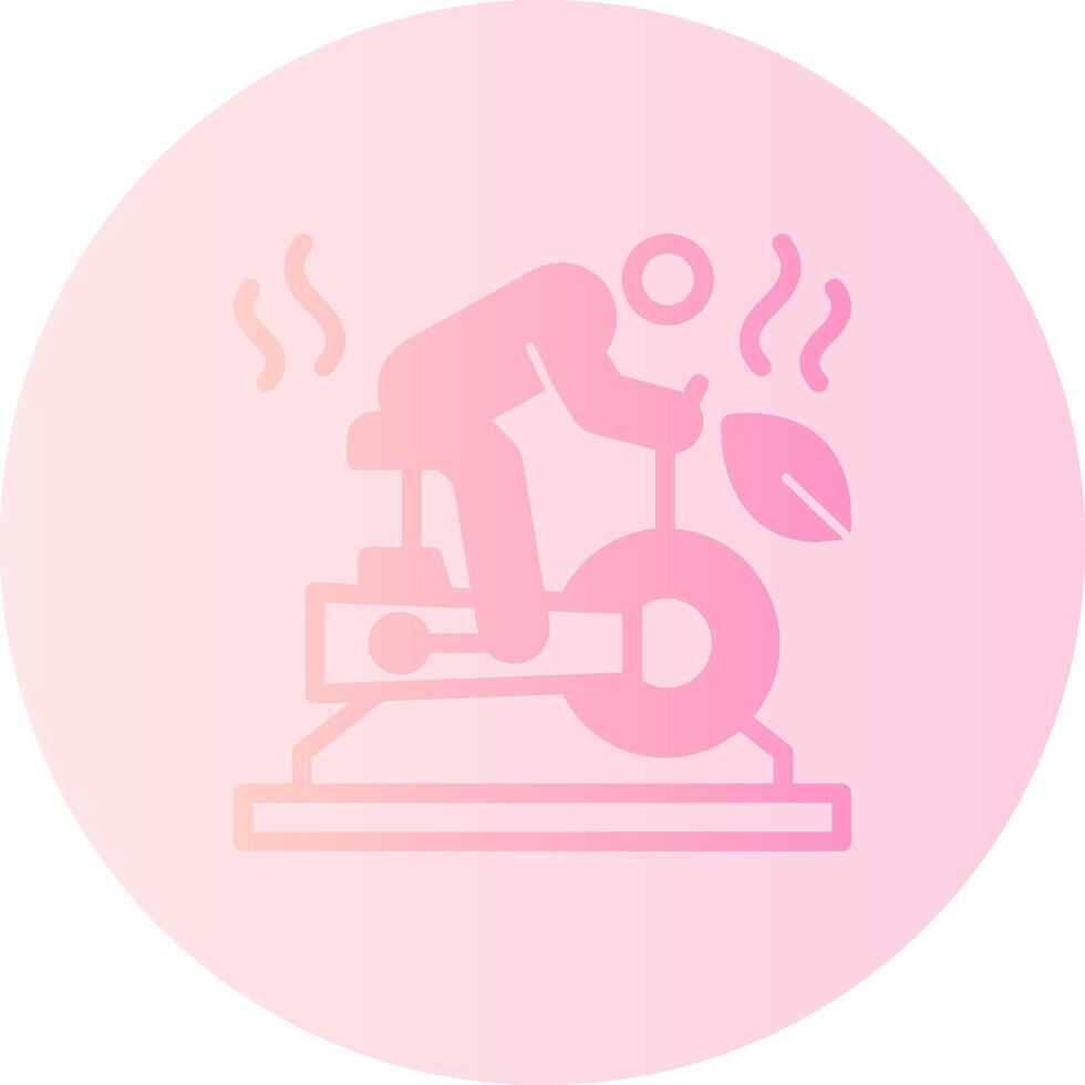 Spinning Gradient Circle Icon vector