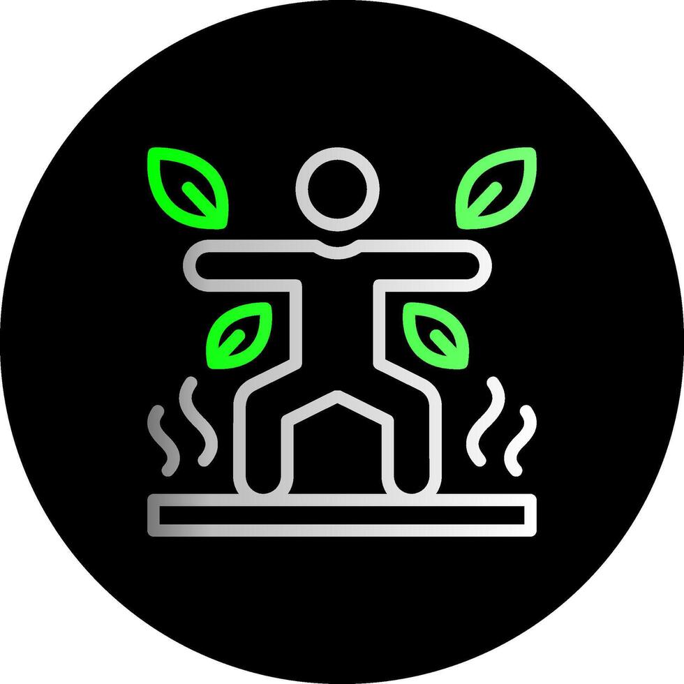 Barre Dual Gradient Circle Icon vector
