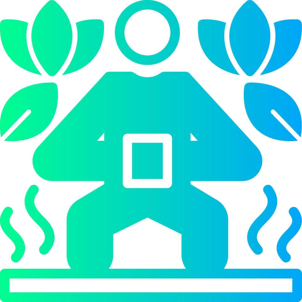 Bootcamp Solid Multi Gradient Icon vector