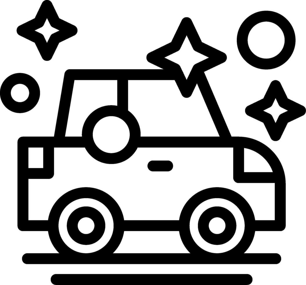Car wash Line Icon vector