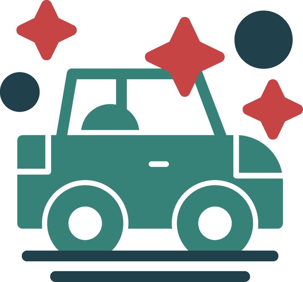 Car wash Glyph Two Color Icon vector