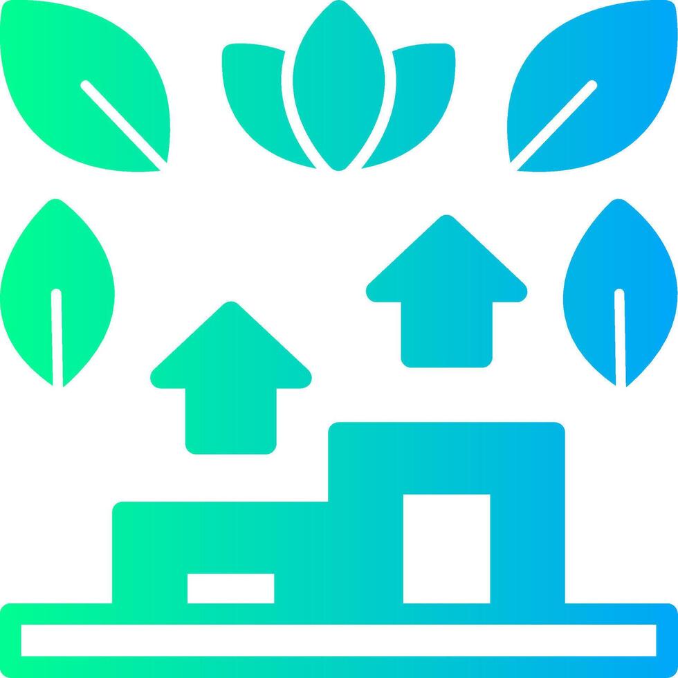 Steps Solid Multi Gradient Icon 39526377 Vector Art at Vecteezy
