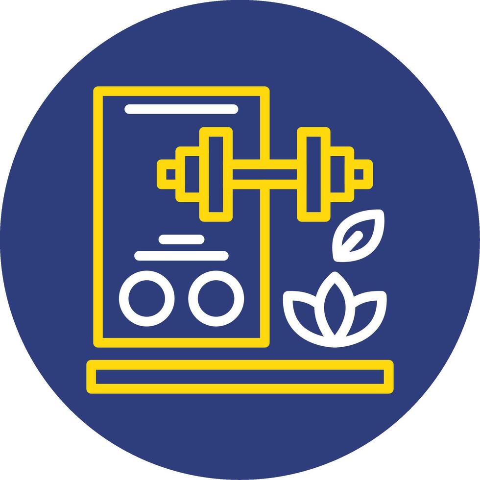 Progress Tracking Dual Line Circle Icon vector