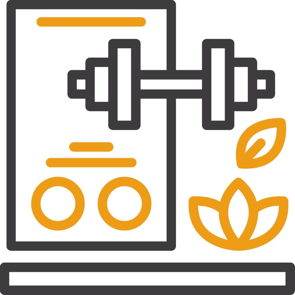 Progress Tracking Line Two Color Icon vector