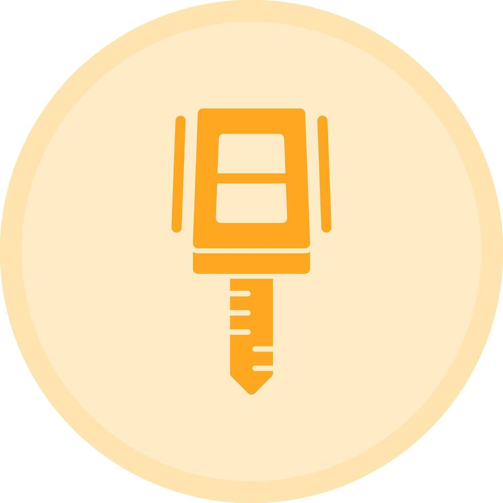 Car key Multicolor Circle Icon vector