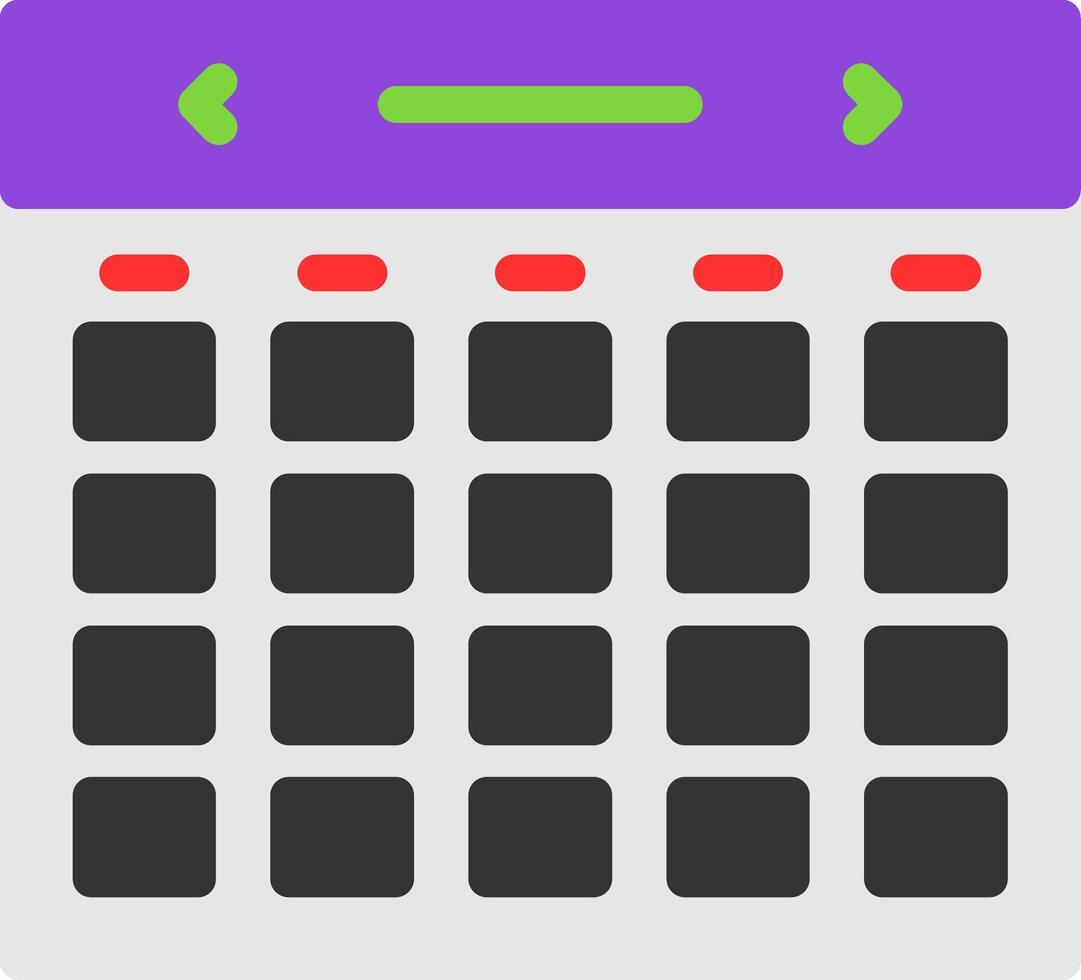 Calendar Flat Icon vector