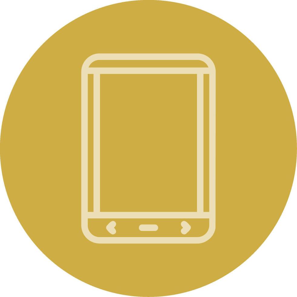 Phone Line Multi color Icon vector