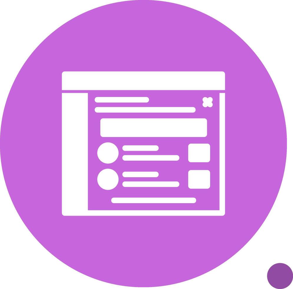 Share Glyph Shadow Icon vector