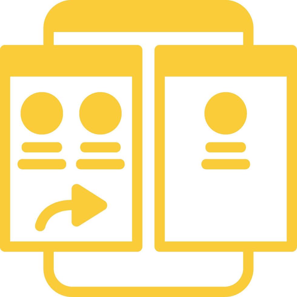 Forward Solid Multi Gradient Icon vector