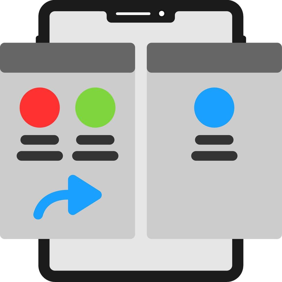 Forward Flat Icon vector