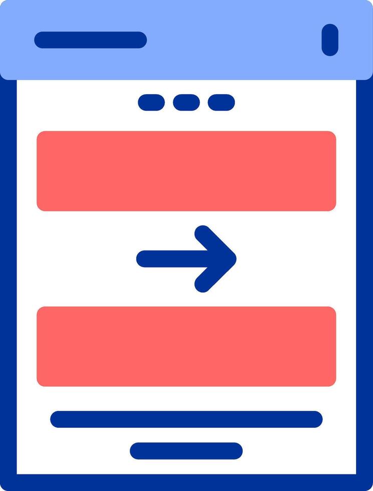 Arrow Color Filled Icon vector