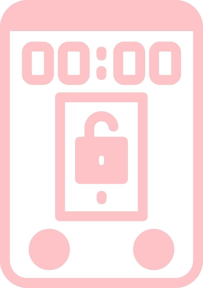 Unlock Solid Multi Gradient Icon vector