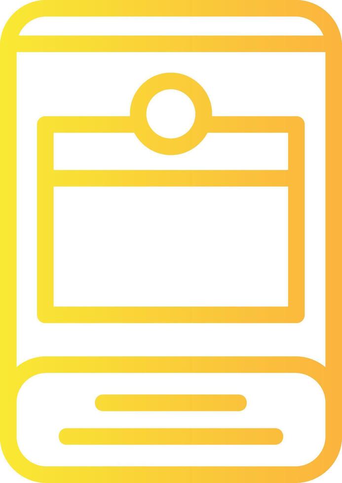 Refresh Linear Gradient Icon vector
